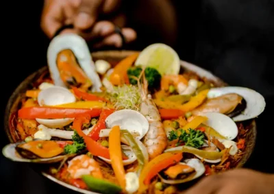 Shellfish on a plate